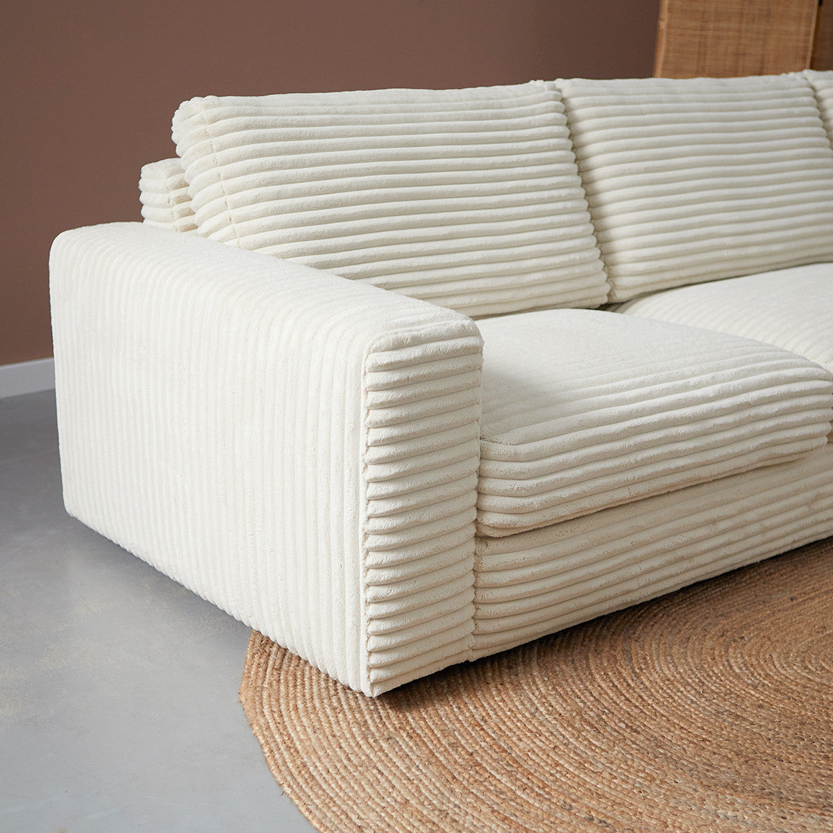 UNO met chaise longue rechts - Ambience 2 Cream