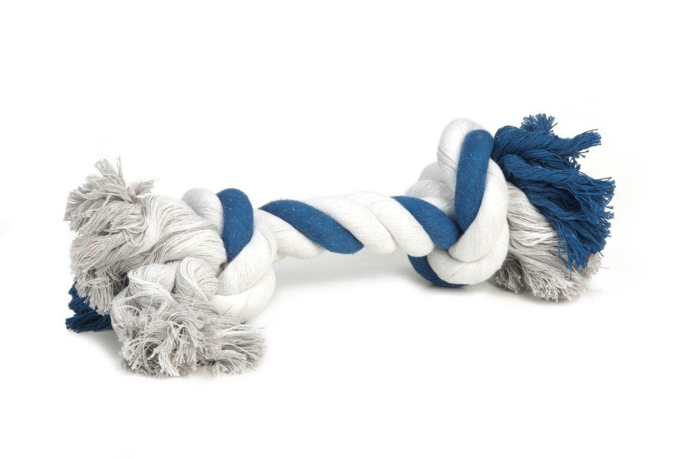 Beeztees - flossytoy ro/bl ass 2knop.400g