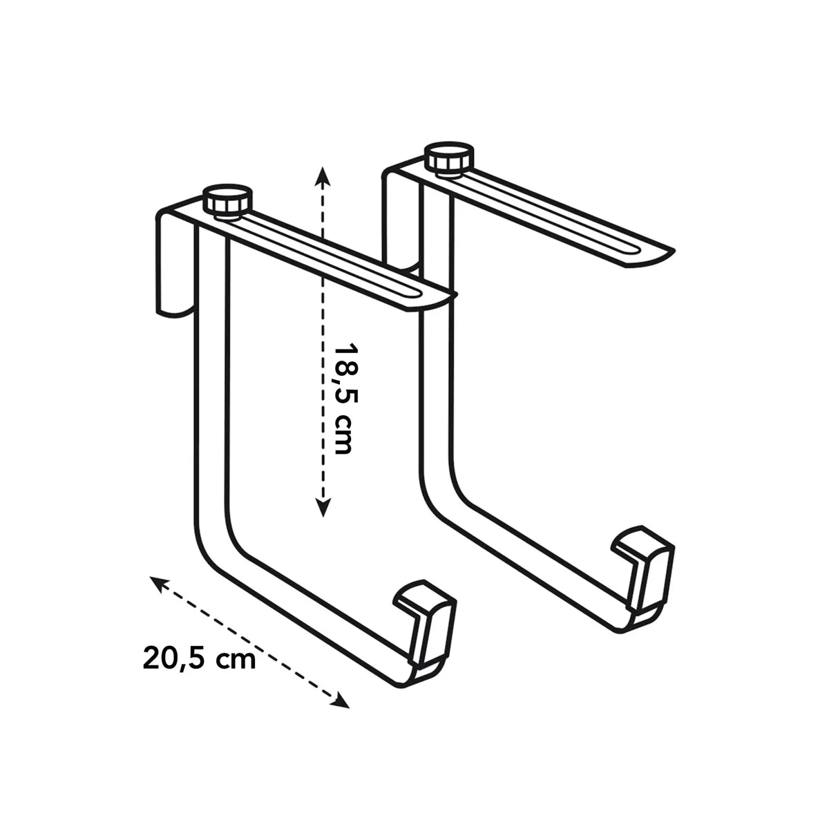 Elho - Barcelona Balkonhaak Metaal Gr