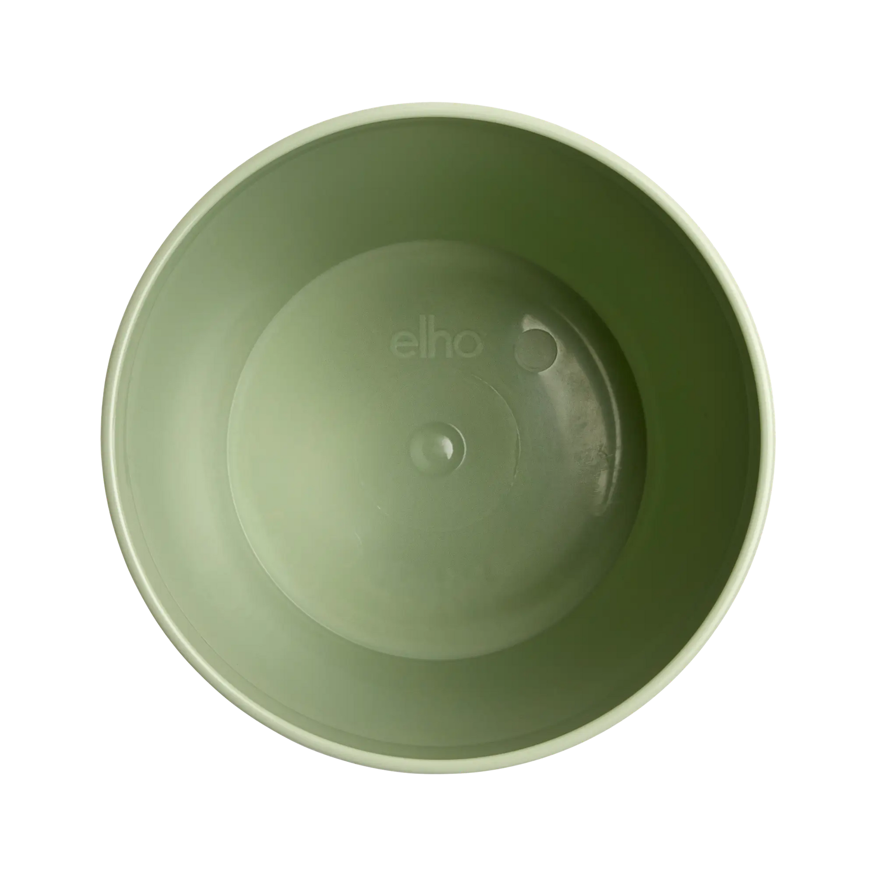 Elho mini plantenpot sorbetgroen met binnenkant en bodemreliëf