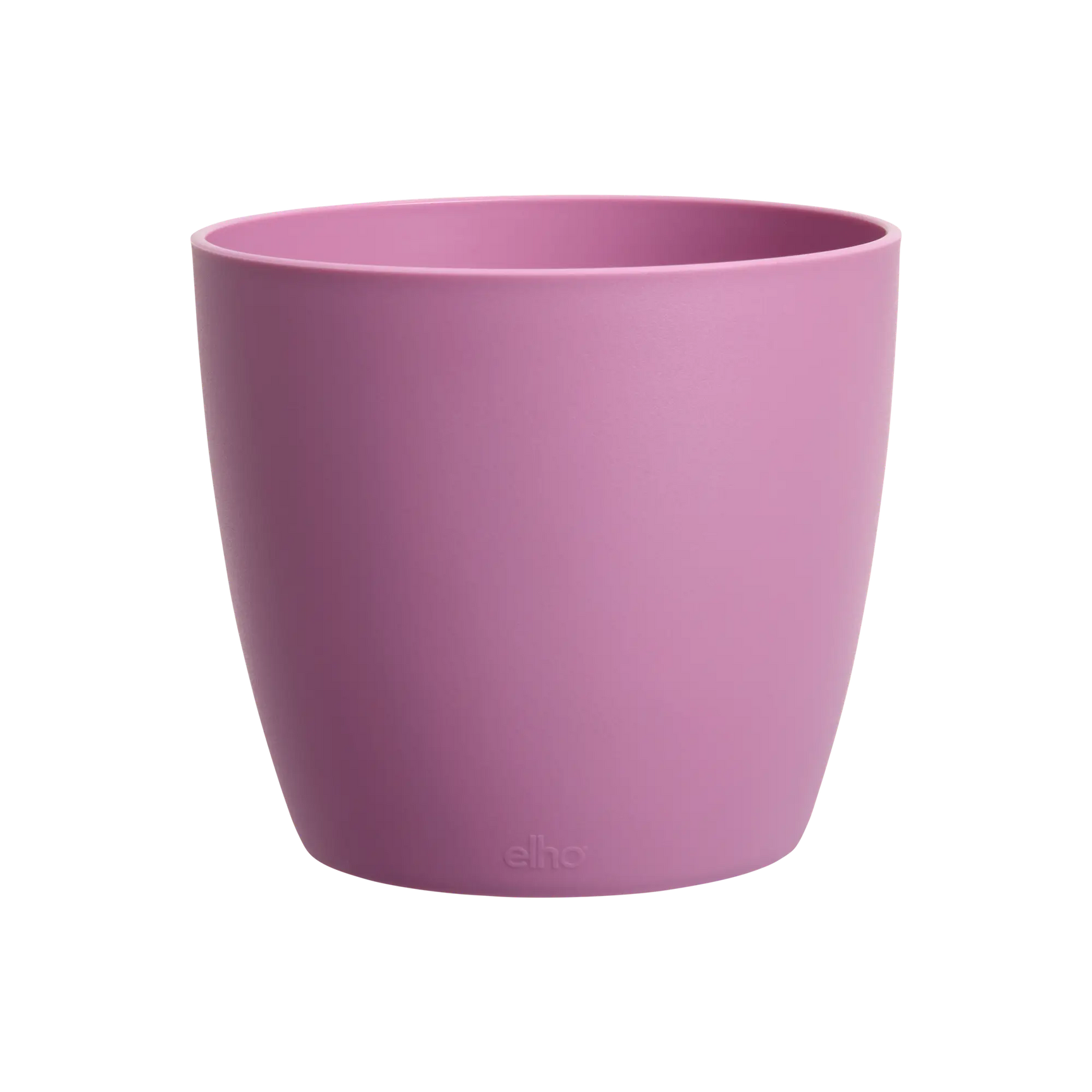 Elho bloempot rond mini in levendig violett, zijkant