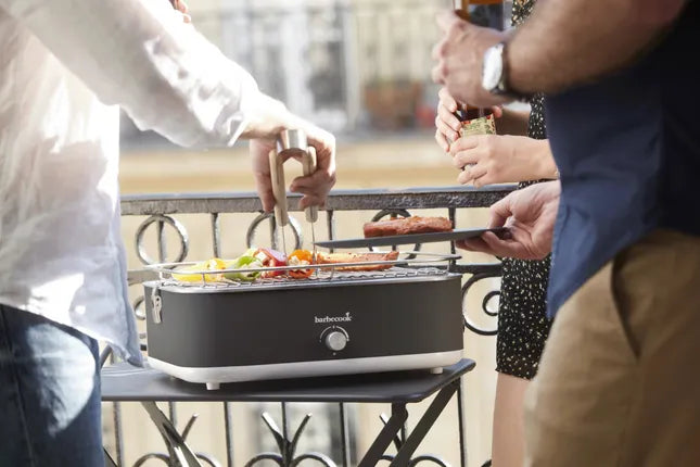 Barbecook - E-Carlo elektrische tafelgrill Midnight Grey 42,5x33x16,5cm