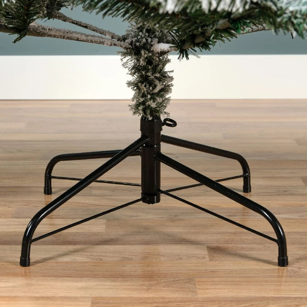 Kunstkerstboomvoet met zwart metalen standaard