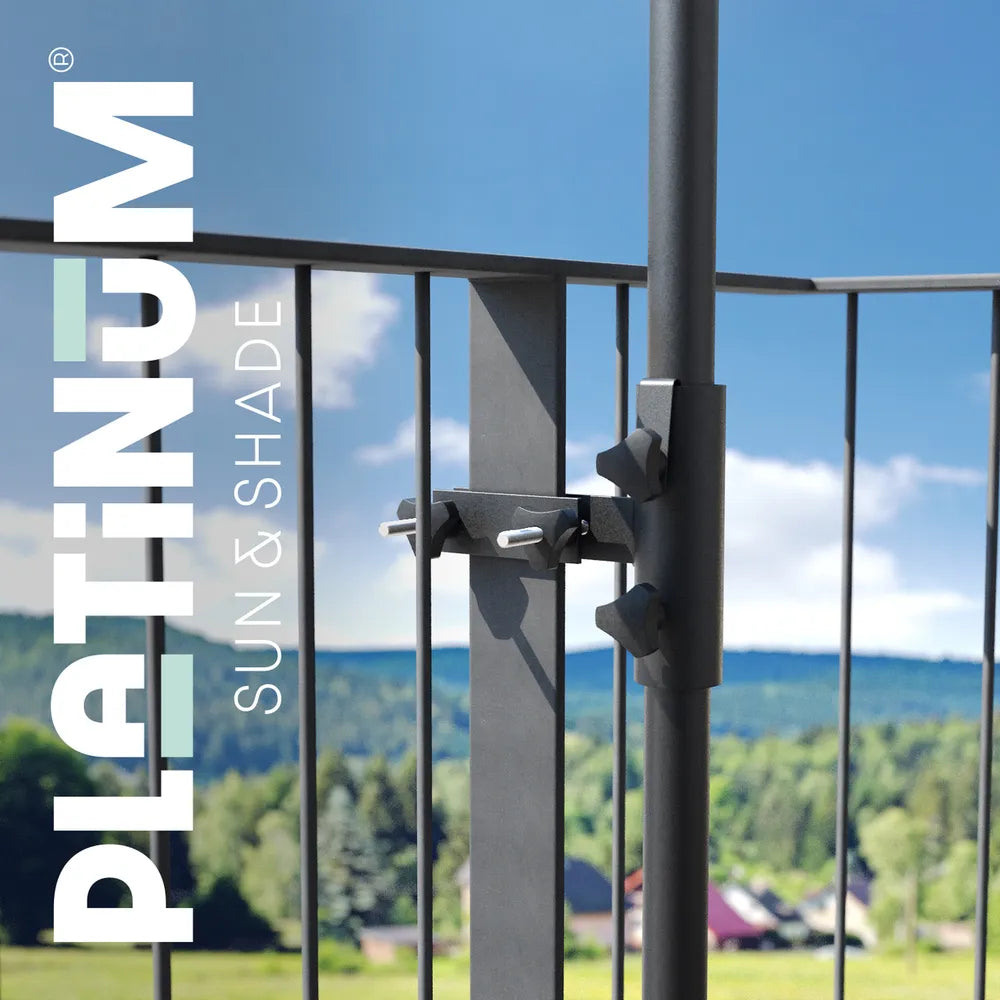 Platinum - Vertical flat railing, Ø38mm