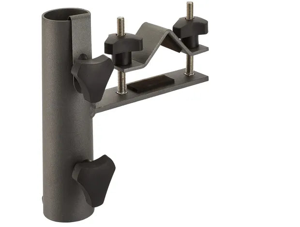 Platinum horizontale railingklem voor ronde leuning Ø38 mm, donkergrijs