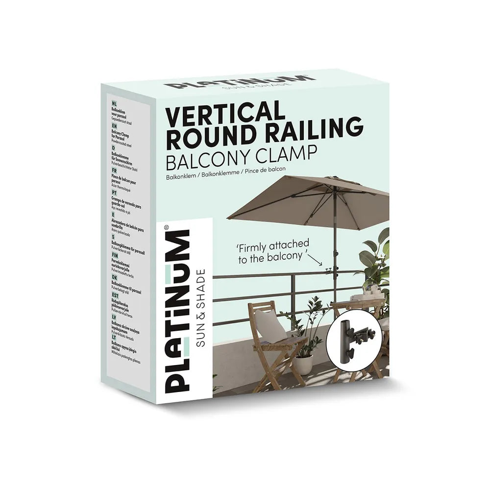 Platinum - Vertical round railing, Ø38mm