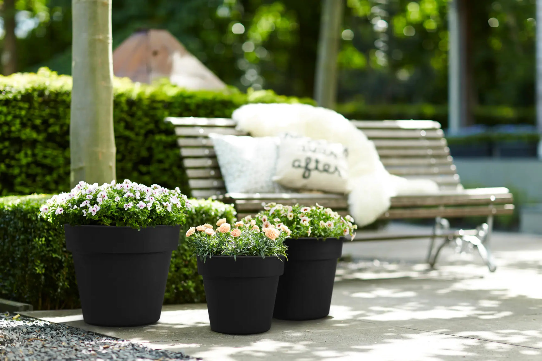 Elho - green basics top planter 40cm antraciet