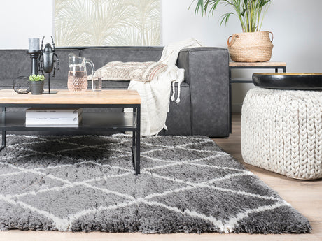 Vloerkleed Jeffie Grey 200 x 290 cm