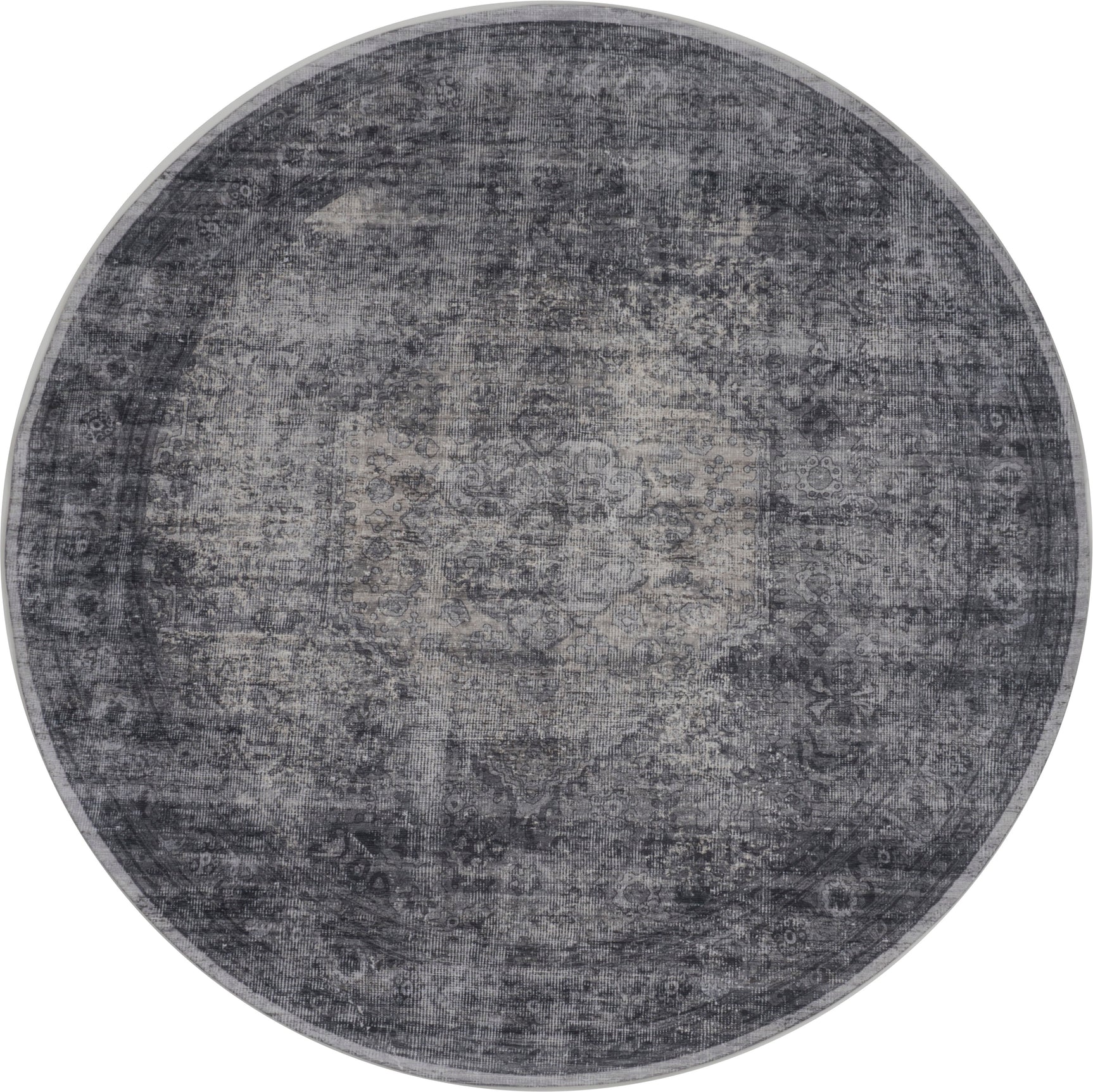 Vloerkleed Madel Rond Grijs ø160 cm