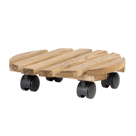 Houten outdoor Plantentrolley L