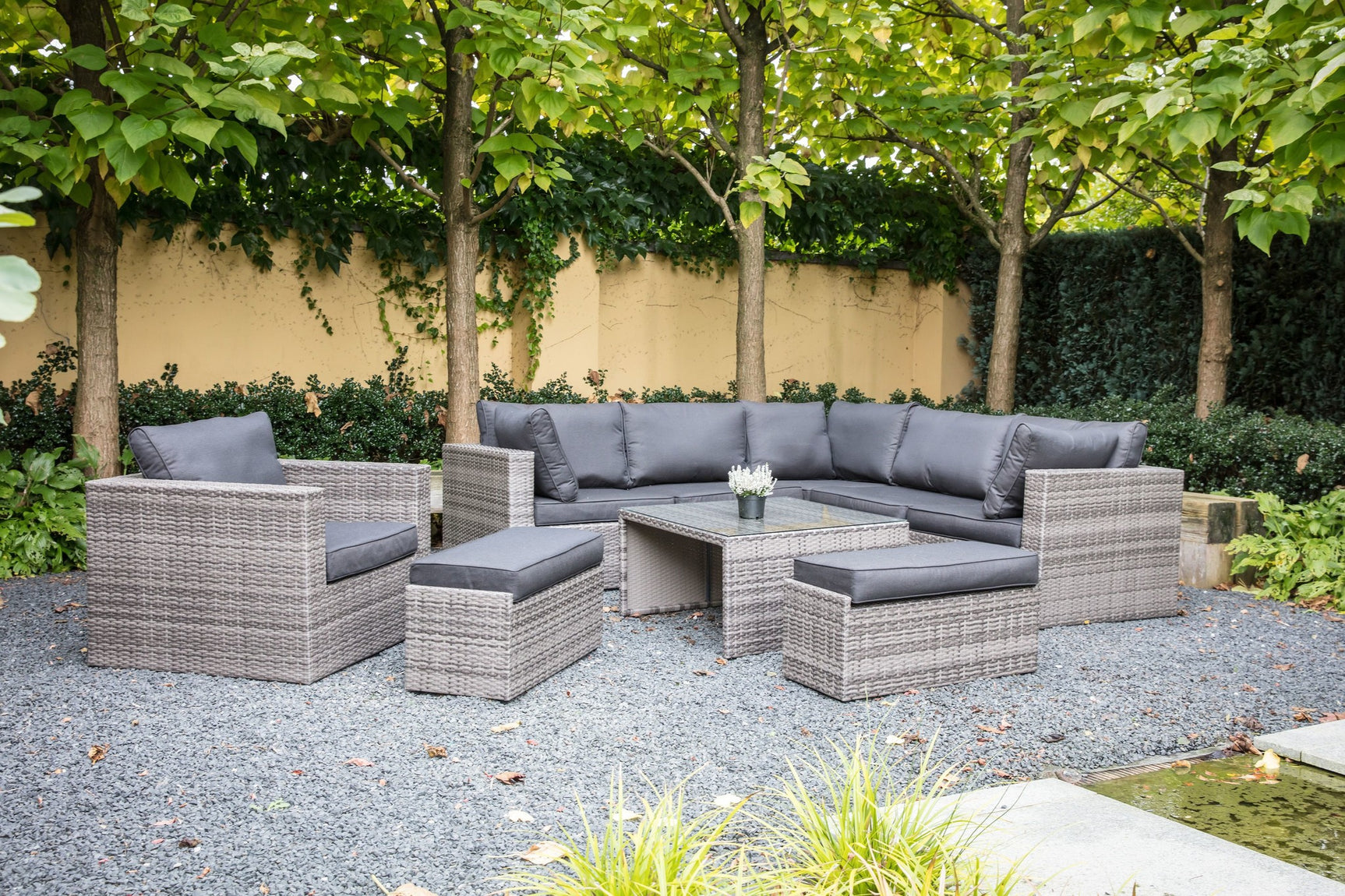 Loungehoekset Lugo Stone