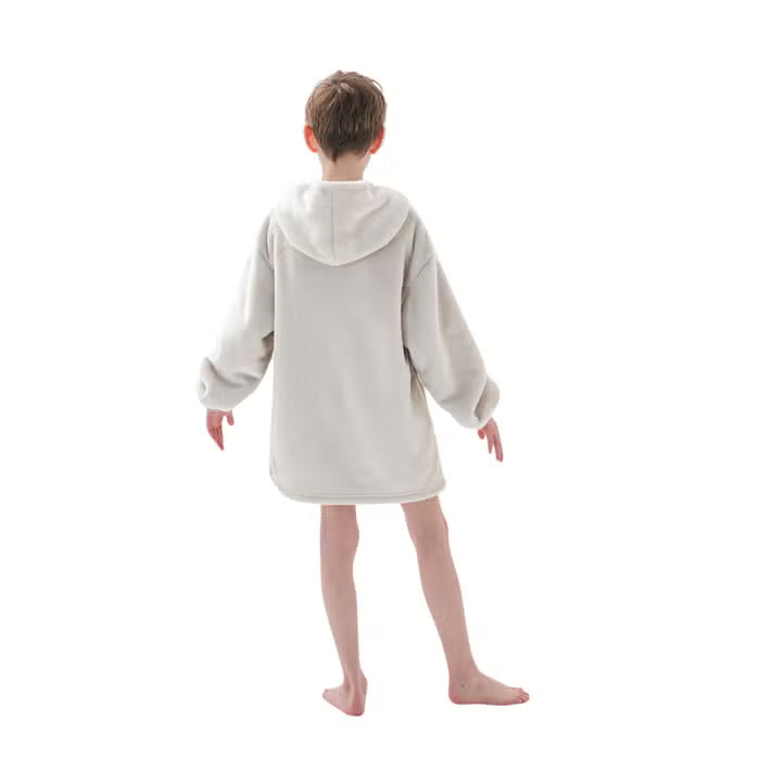 JUNIOR Oversized Hoodie voor kinderen 50x70 cm - Pumice stone