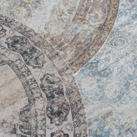 Vloerkleed Viola Antraciet - Rond ø160 cm