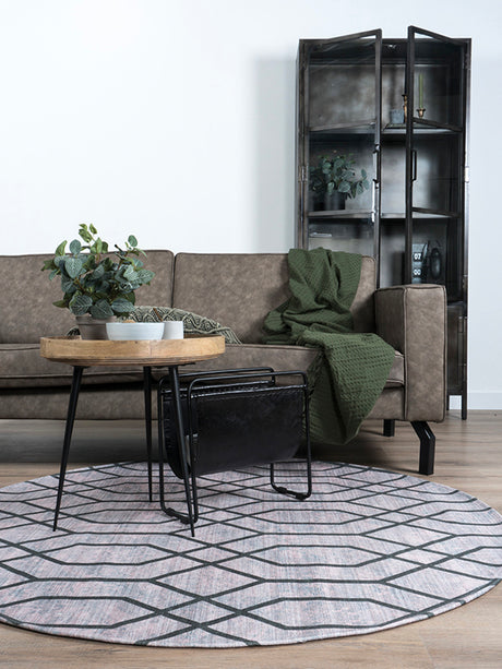 Vloerkleed Pattern Rond Groen ø200 cm