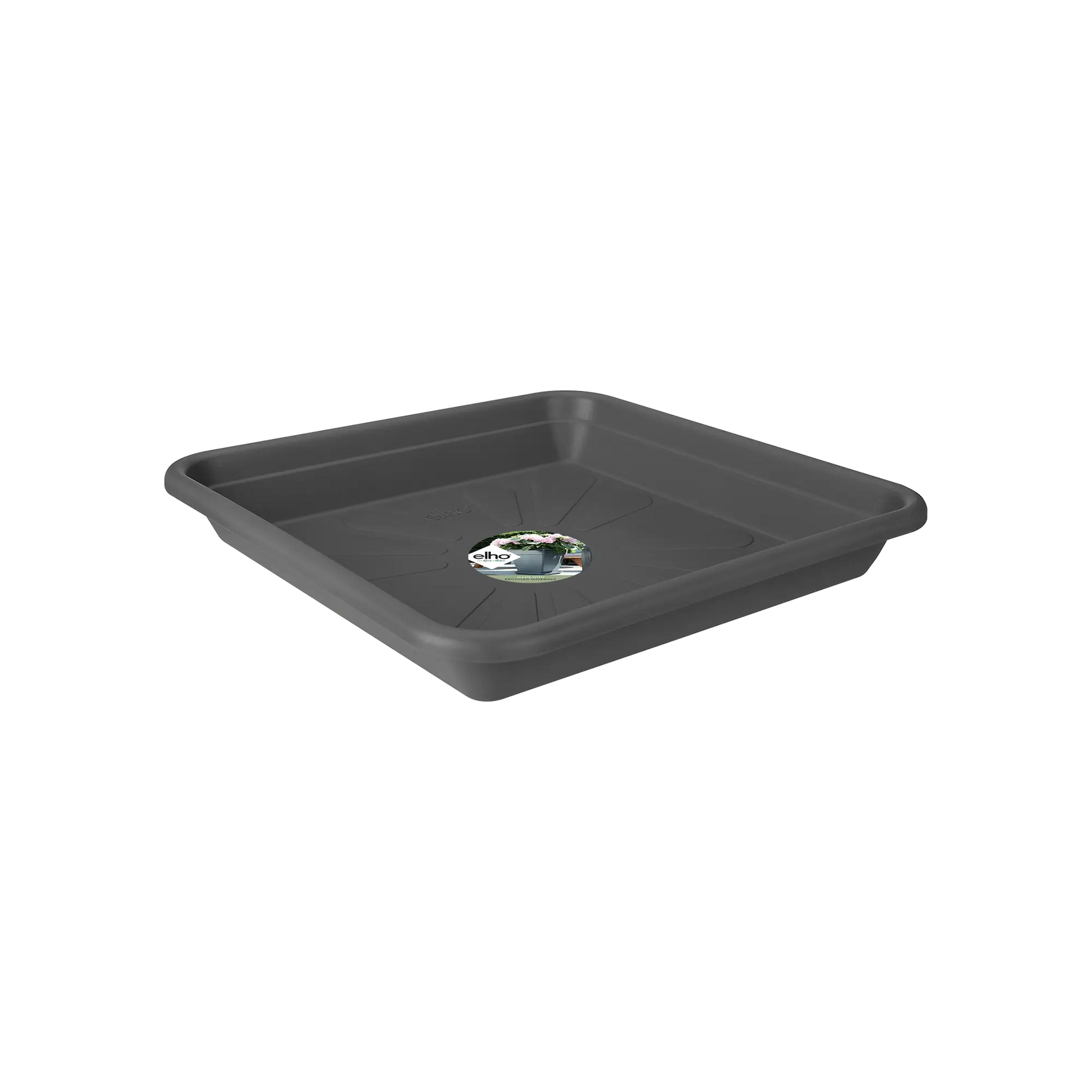 Elho - Schotel vierkant Antraciet | 25