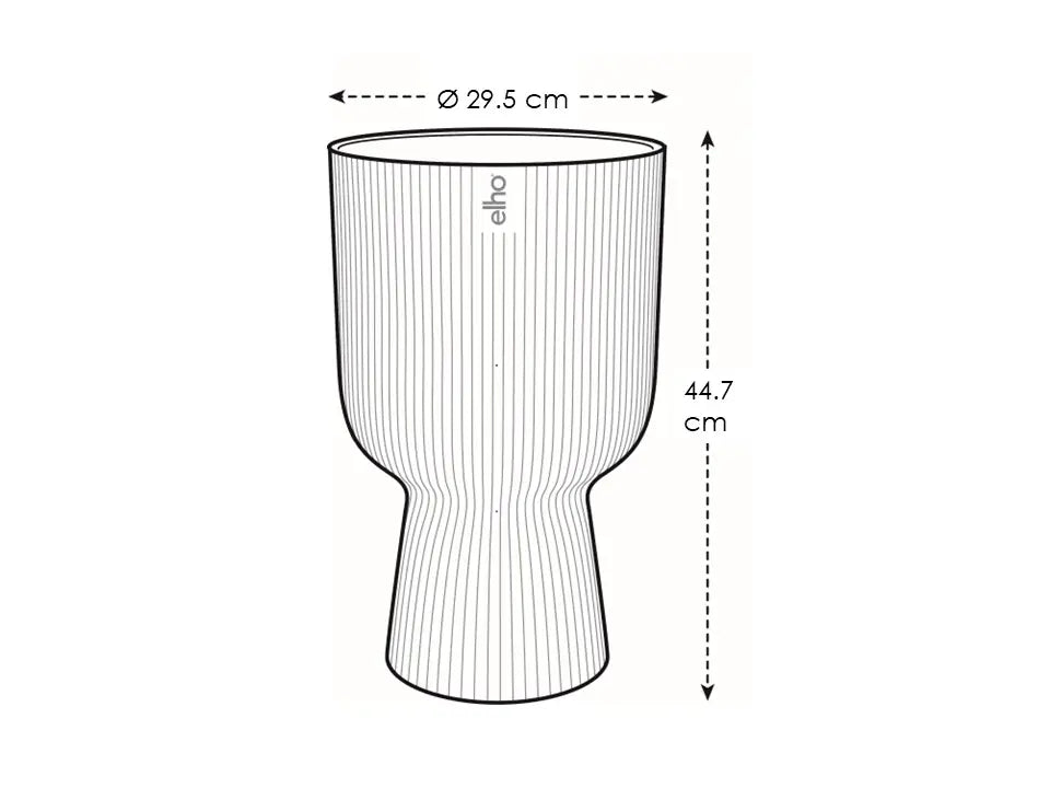 Elho Vibes fold plantenbak, Ø29,5 cm en hoogte 44,7 cm