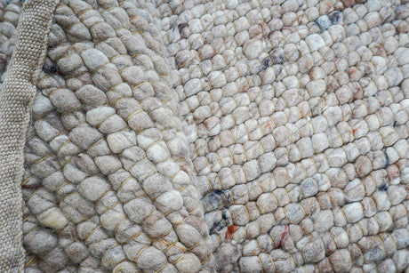 Vloerkleed Steve Donker Beige Rond ø200 cm