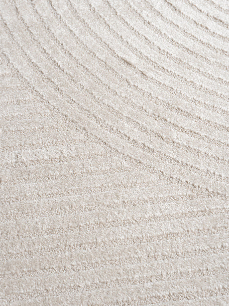 Vloerkleed Ella Beige Rond ø240 cm