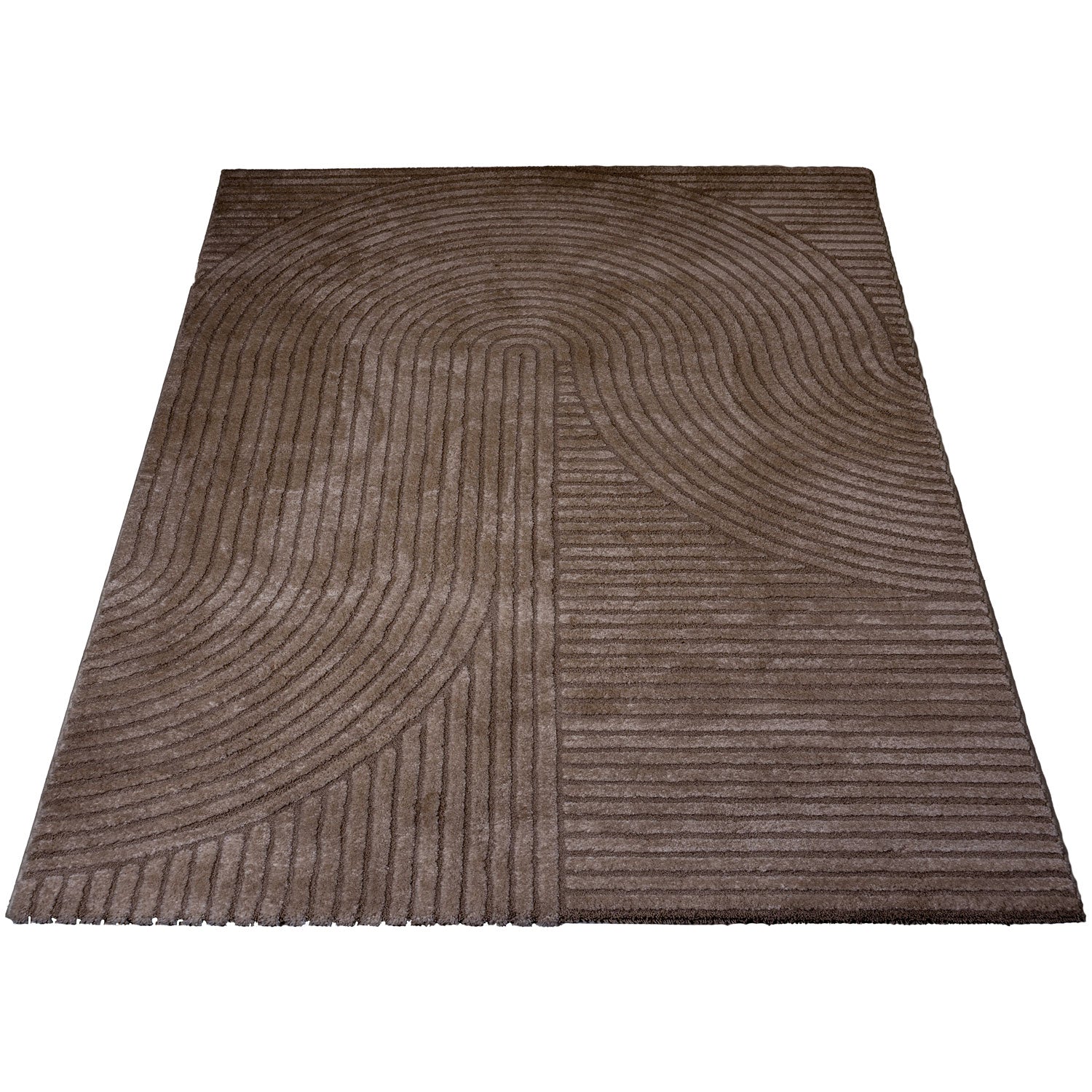 Vloerkleed Ella Brown 240 x 340 cm