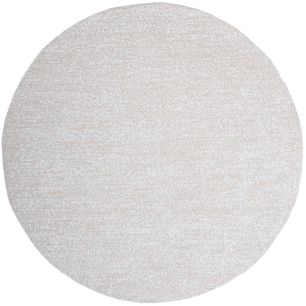 Rond vloerkleed Mica, grijs gemêleerd, ø160 cm