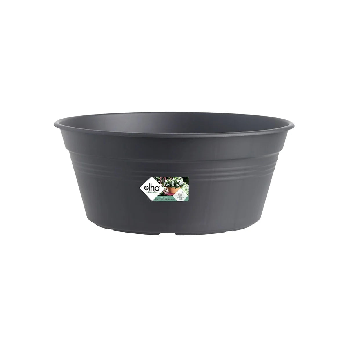 Elho - Green Basics Schaal Zwart 33Cm