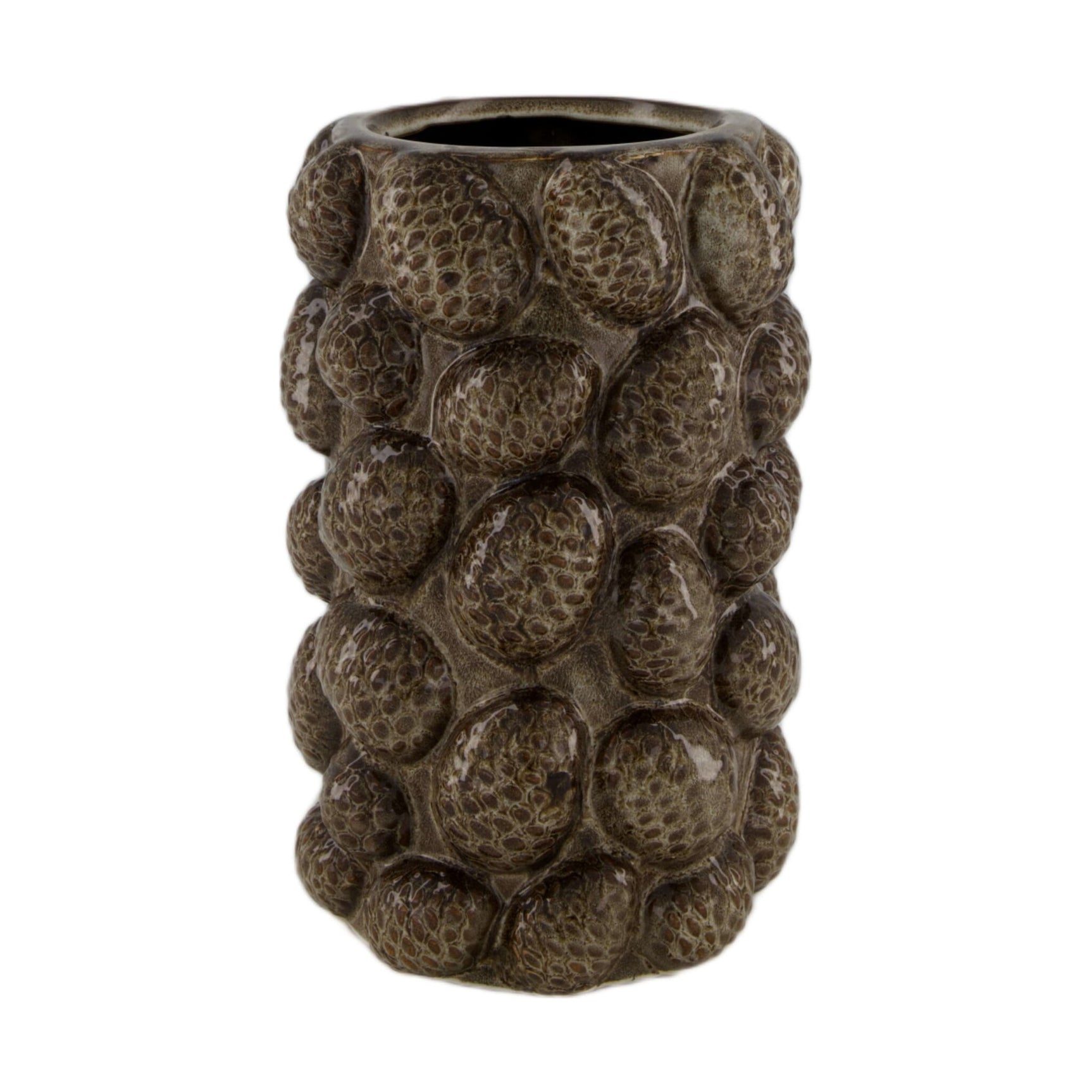 Vaas pinecone keramiek 14.5x14.5x23cm