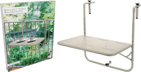 Balkontafel 60x43x70cm - beige