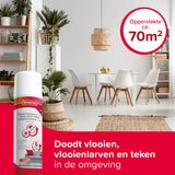 Beaphar - Omgevingsspray Hond/Kat Vlo En Teek - Anti vlooienmiddel - 250 ml