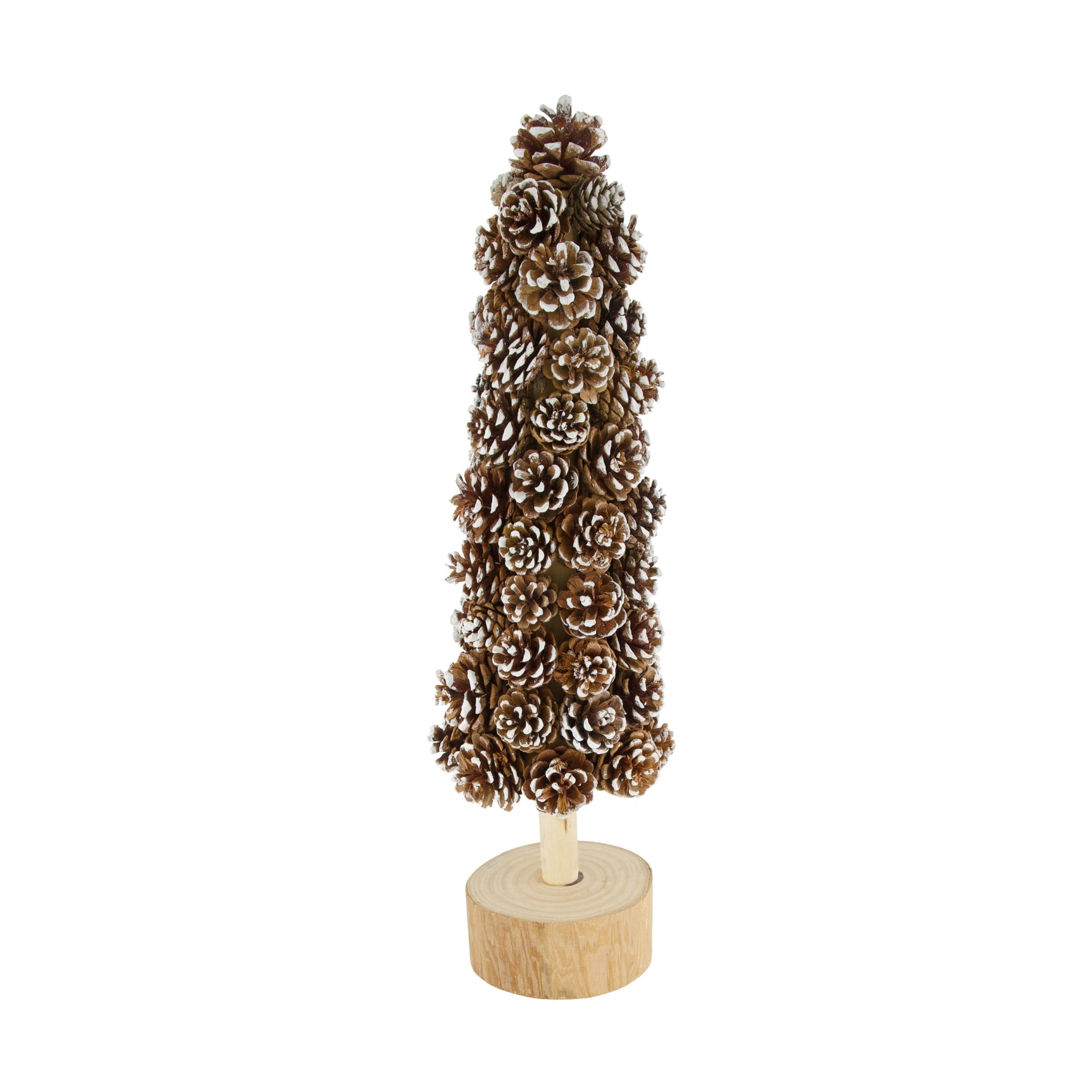Beeld Boom dennenappel 14x14x54cm