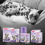 Dalmatierhond naast Beaphar No Stress verdamper en vullingen