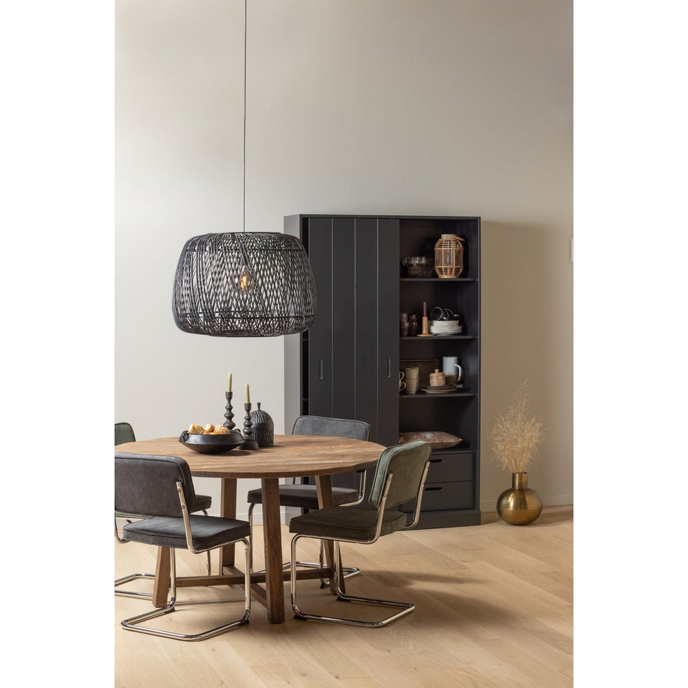 MOVE SCHUIFDEURKAST GRENEN MATZWART [fsc]