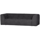 GRID 3-ZITS BANK GEWEVEN STOF DONKERGRIJS