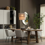 ROMEE ORGANISCHE SPIEGEL METAAL ZWART 100X70 CM