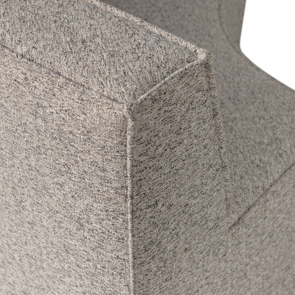 EUROPA 4-ZITS EETBANK GEWEVEN STOF ZAND MELANGE