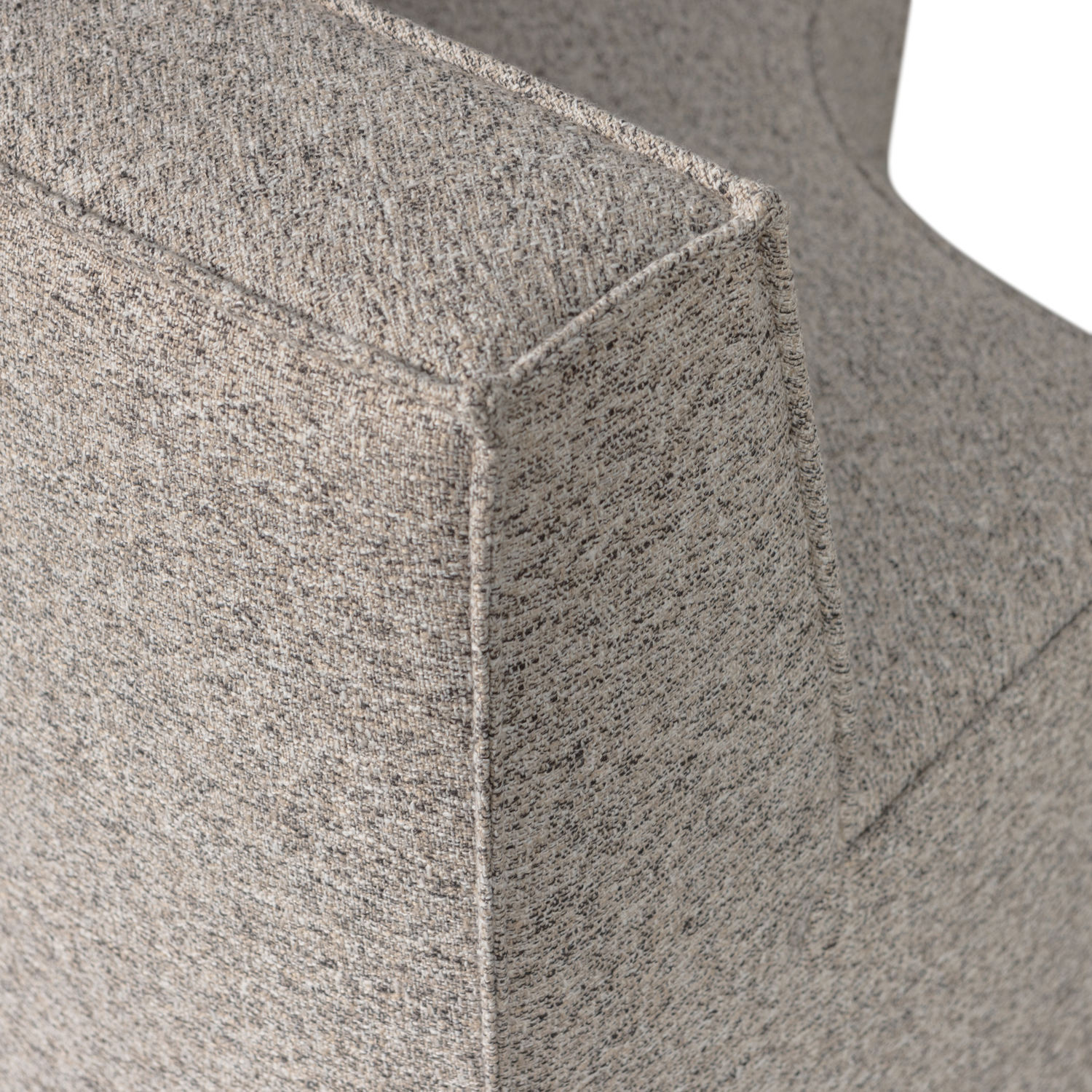 EUROPA 4-ZITS EETBANK GEWEVEN STOF ZAND MELANGE