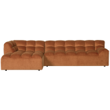 ALLURE CHAISE LONGUE LINKS VELVET TERRA