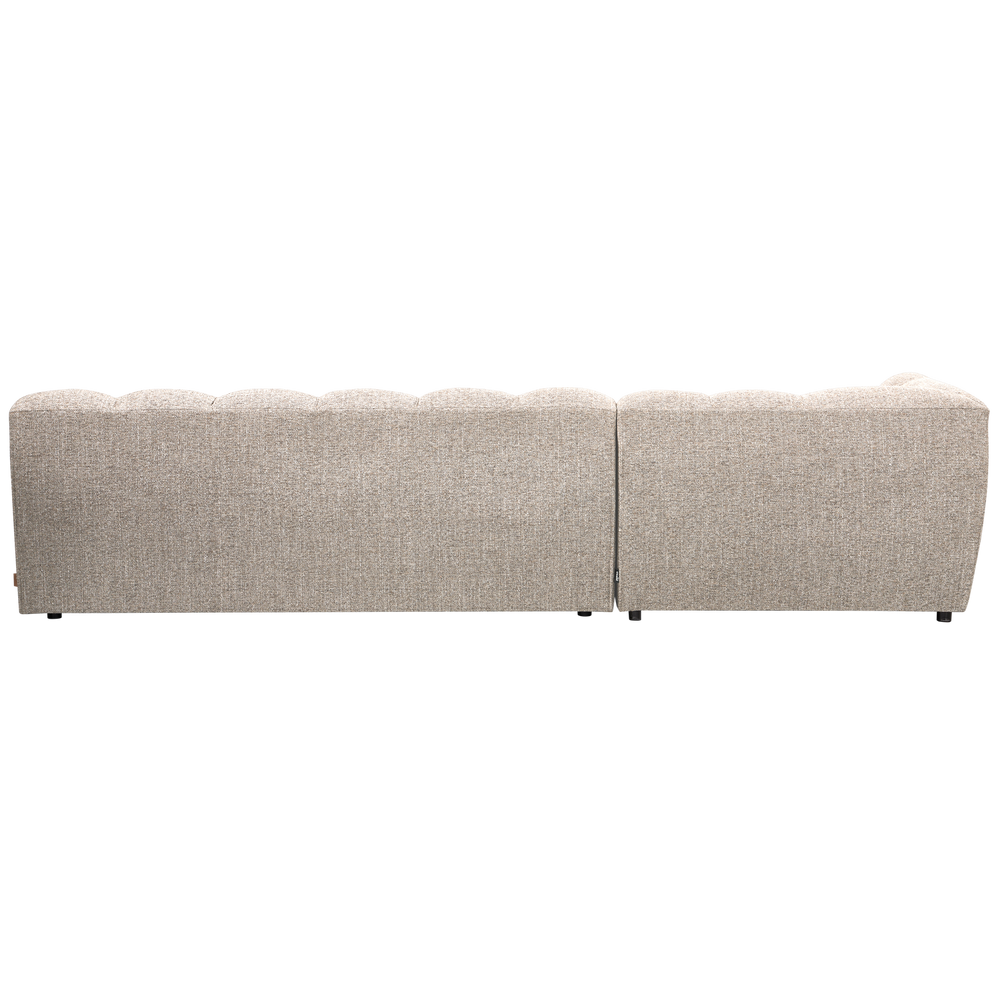 ALLURE CHAISE LONGUE LINKS GEWEVEN STOF NATUREL MELANGE