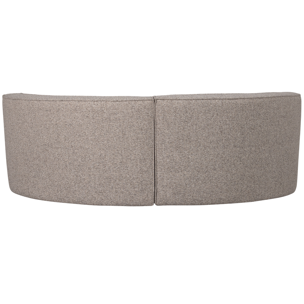 EUROPA 4-ZITS EETBANK GEWEVEN STOF ZAND MELANGE