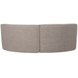 EUROPA 4-ZITS EETBANK GEWEVEN STOF ZAND MELANGE