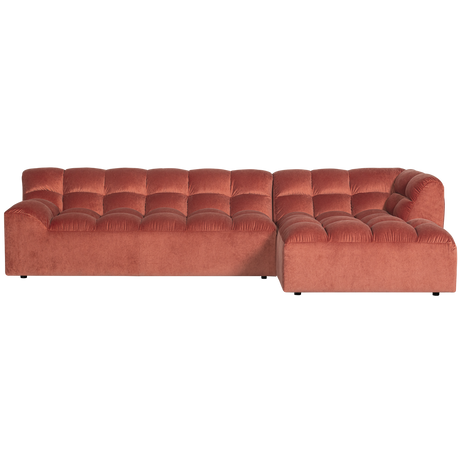 ALLURE CHAISE LONGUE RECHTS VELVET BLUSH