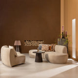 MAAN SALONTAFEL MDF DONKERBRUIN 40XO80 CM