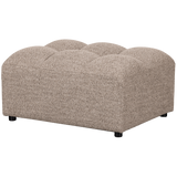 ALLURE HOCKER GEWEVEN STOF BRUIN MELANGE