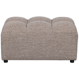 ALLURE HOCKER GEWEVEN STOF BRUIN MELANGE