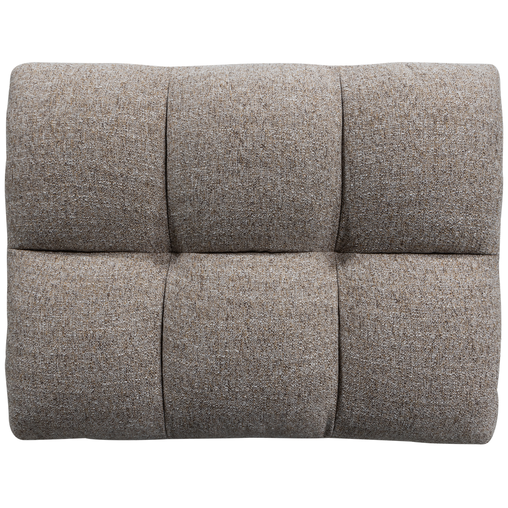 ALLURE HOCKER GEWEVEN STOF BRUIN MELANGE