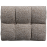 ALLURE HOCKER GEWEVEN STOF BRUIN MELANGE