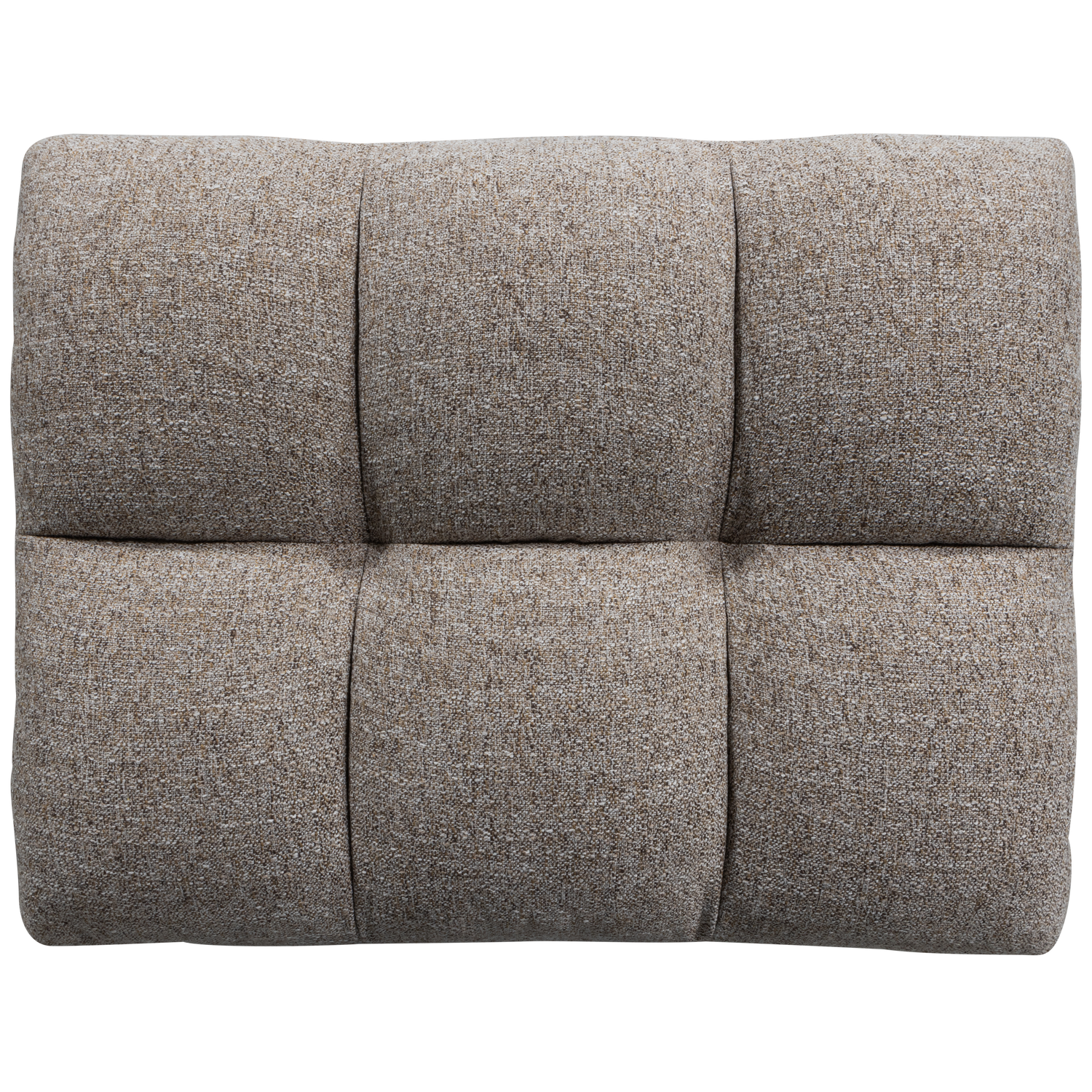 ALLURE HOCKER GEWEVEN STOF BRUIN MELANGE