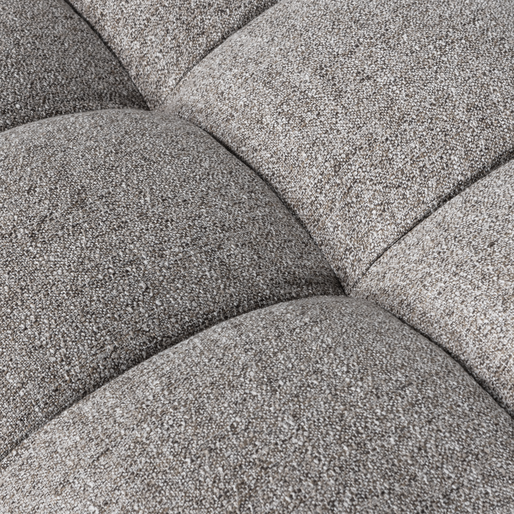 ALLURE HOCKER GEWEVEN STOF KLEI MELANGE