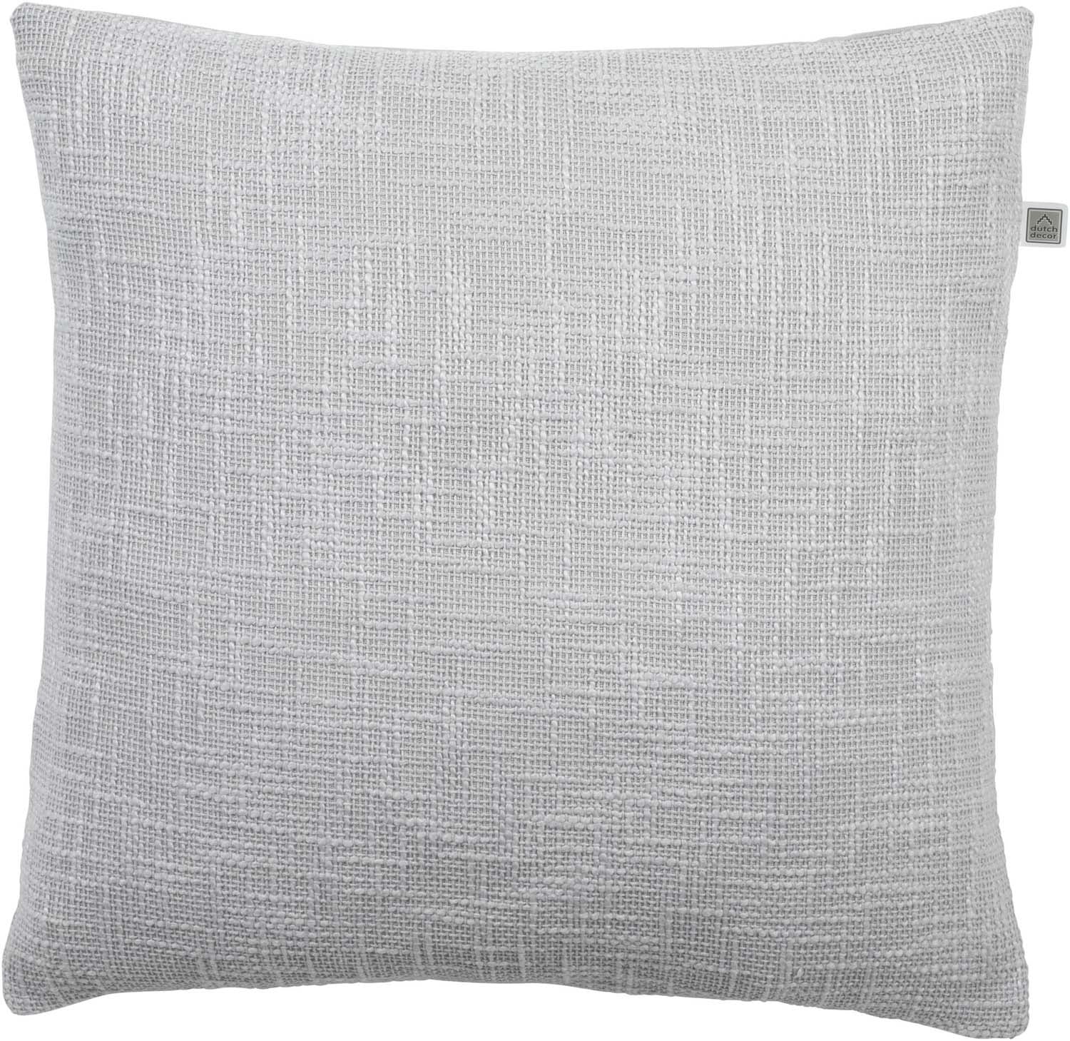 Sierkussen 45x45 cm in sneeuwwit met fijn geweven structuur
