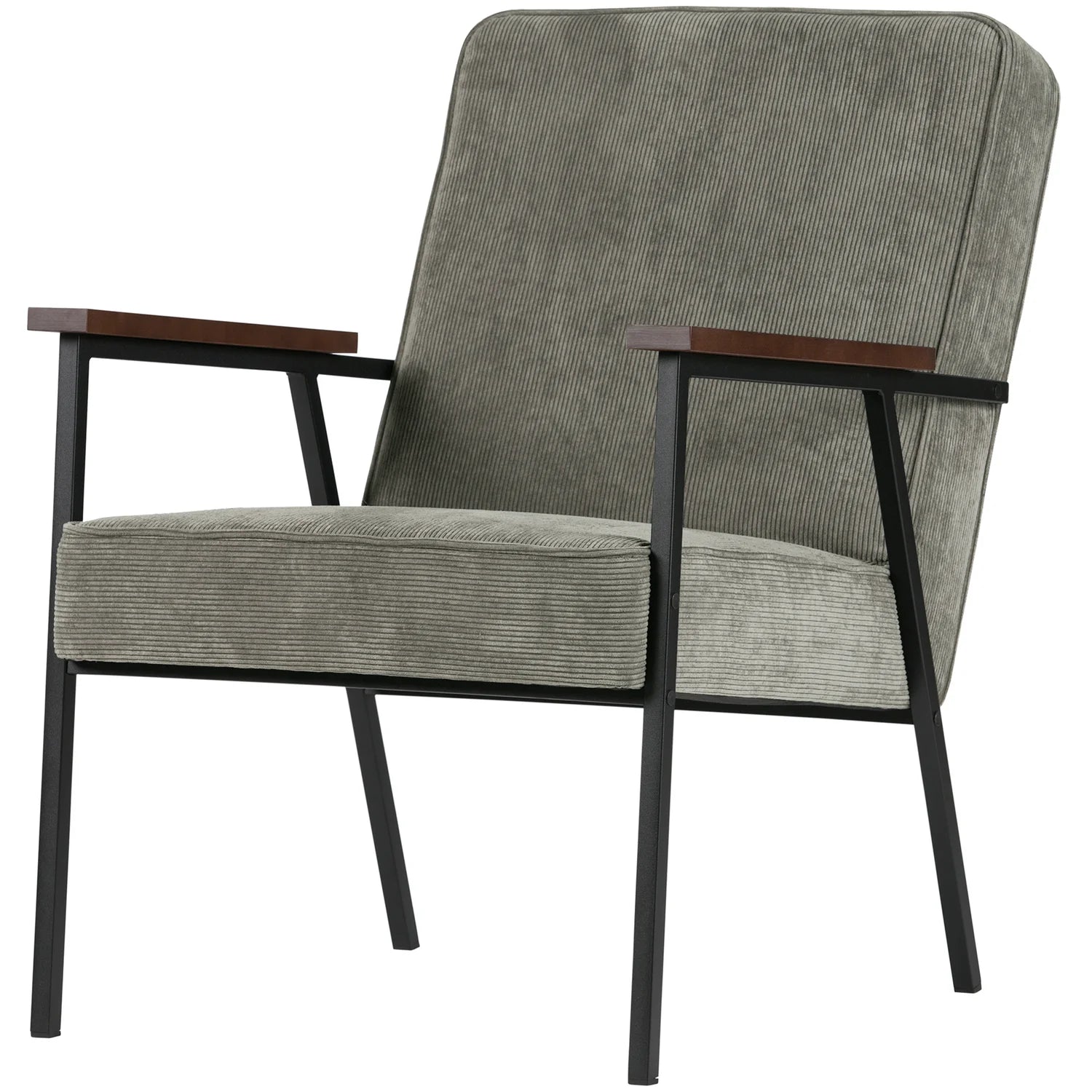 WOOOD - Sally fauteuil vergrijsd groen