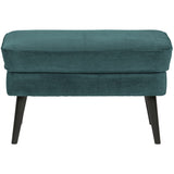 ROCCO HOCKER VELVET GROENBLAUW
